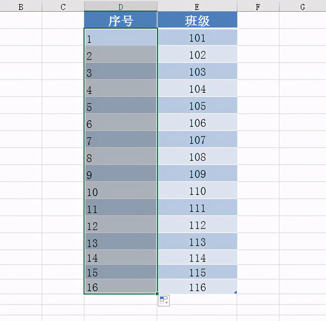 excel怎么下拉递增数字，excel序号自动递增不了怎么回事-趣帮office教程网