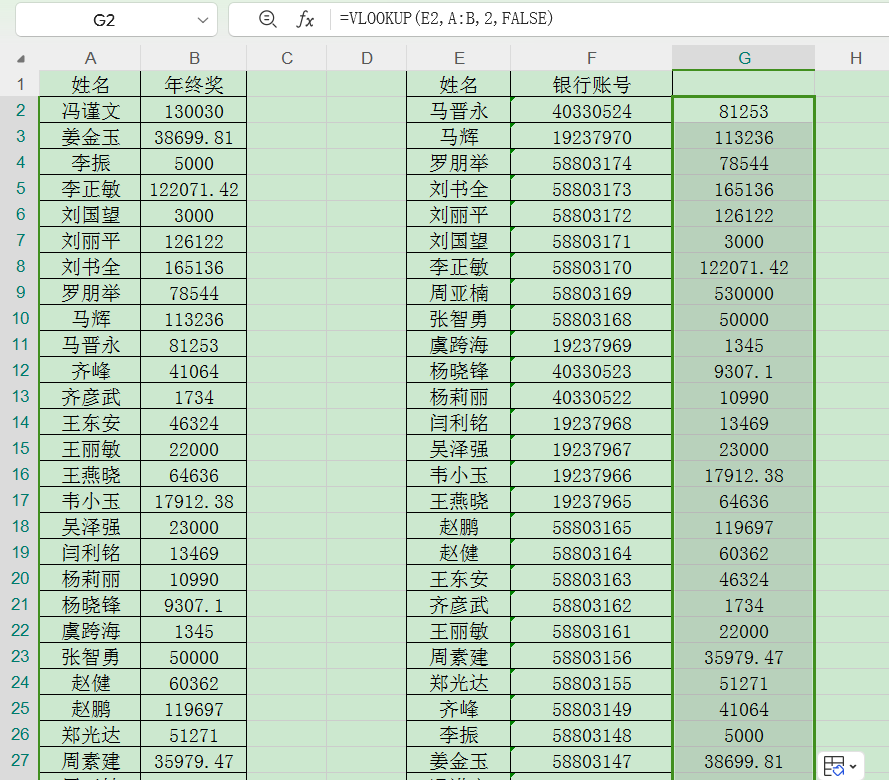 表格vlookup怎么操作，excel中vlookup函数的基础用法和实例-趣帮office教程网