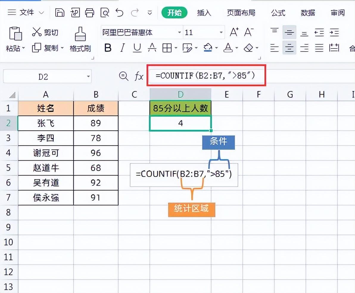 统计函数excel怎么用，excel常用的统计类函数使用方法介绍-趣帮office教程网