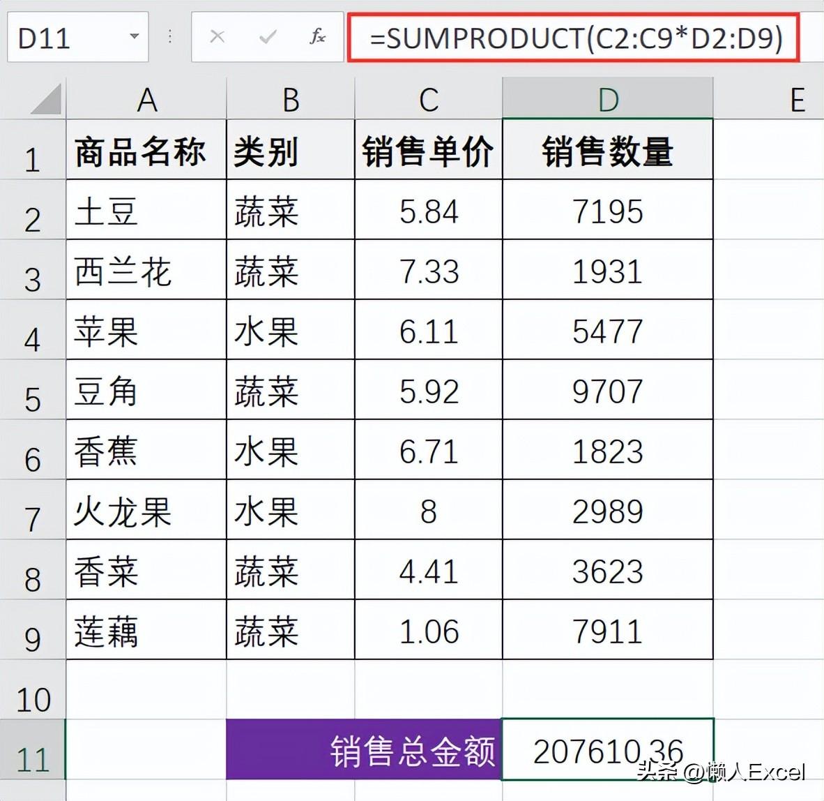 excel求和函数用法介绍（excel中6个求和函数大集合）-趣帮office教程网