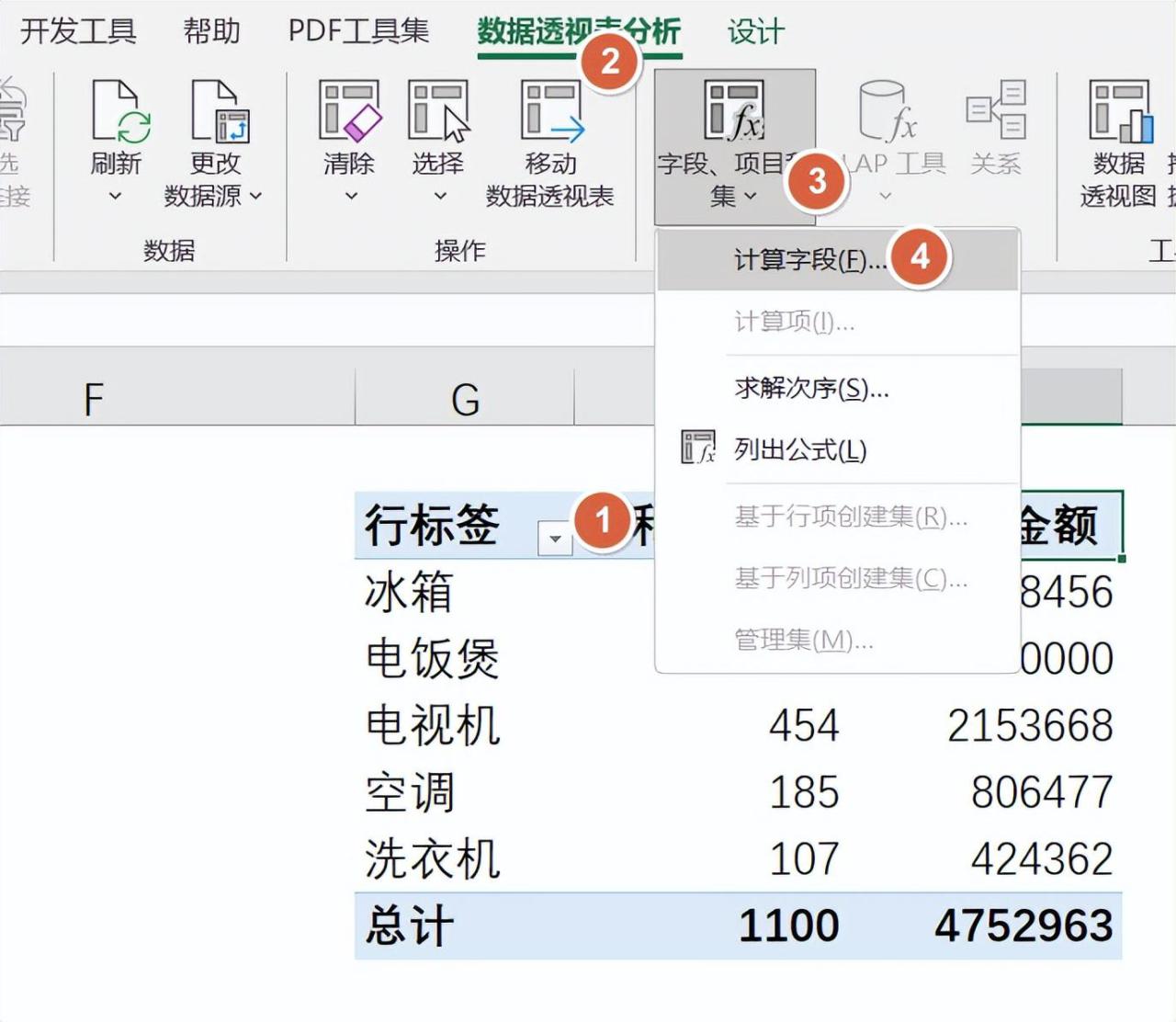 excel数据透视表怎么计算平均值，excel数据透视表计算均价的方法-趣帮office教程网