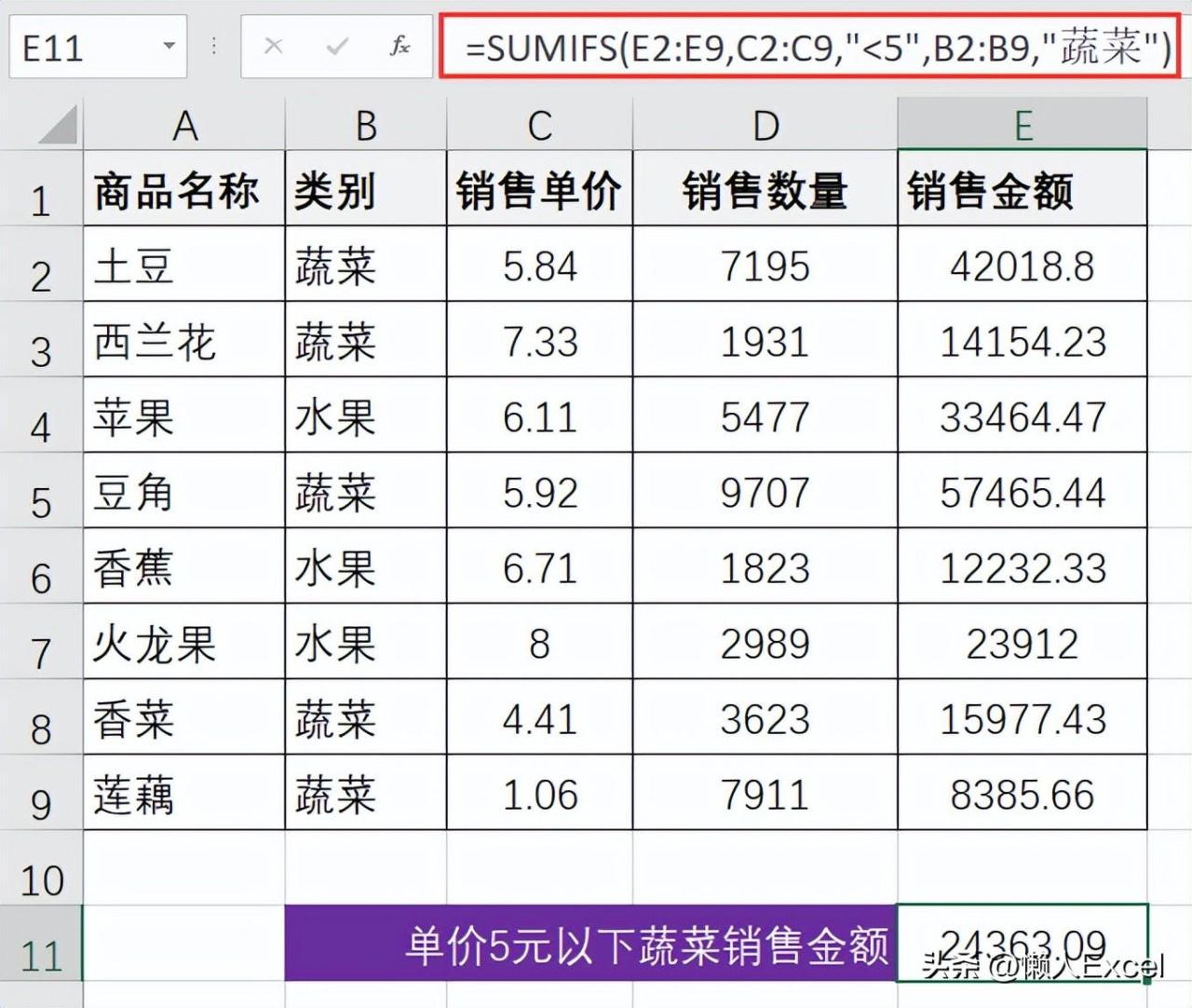 excel求和函数用法介绍（excel中6个求和函数大集合）-趣帮office教程网