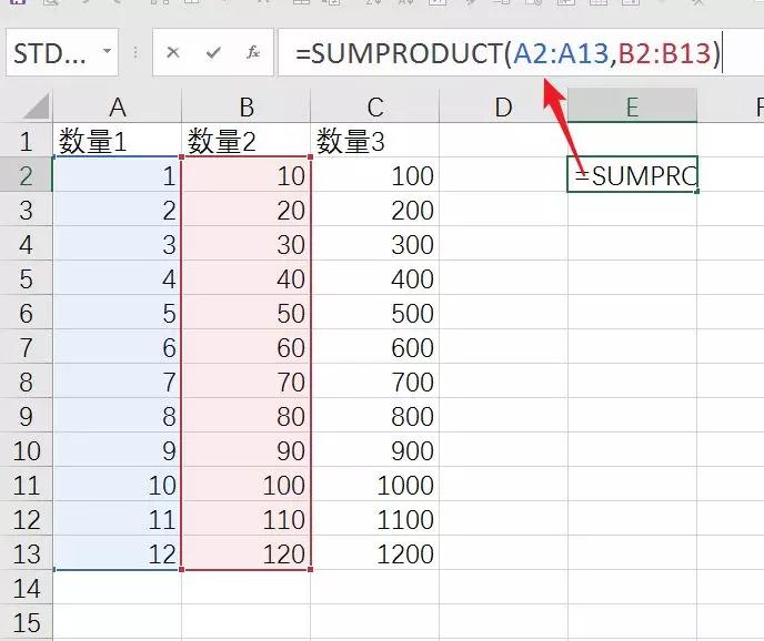 excel隔行乘积求和技巧，sumproduct多列乘积求和的方法-趣帮office教程网