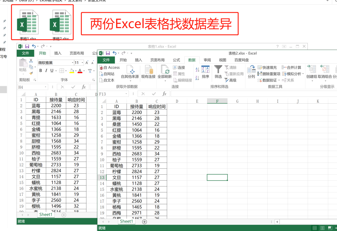 excel数据比对公式vlookup用法详解，两份excel表格核对数据差异的方法-趣帮office教程网