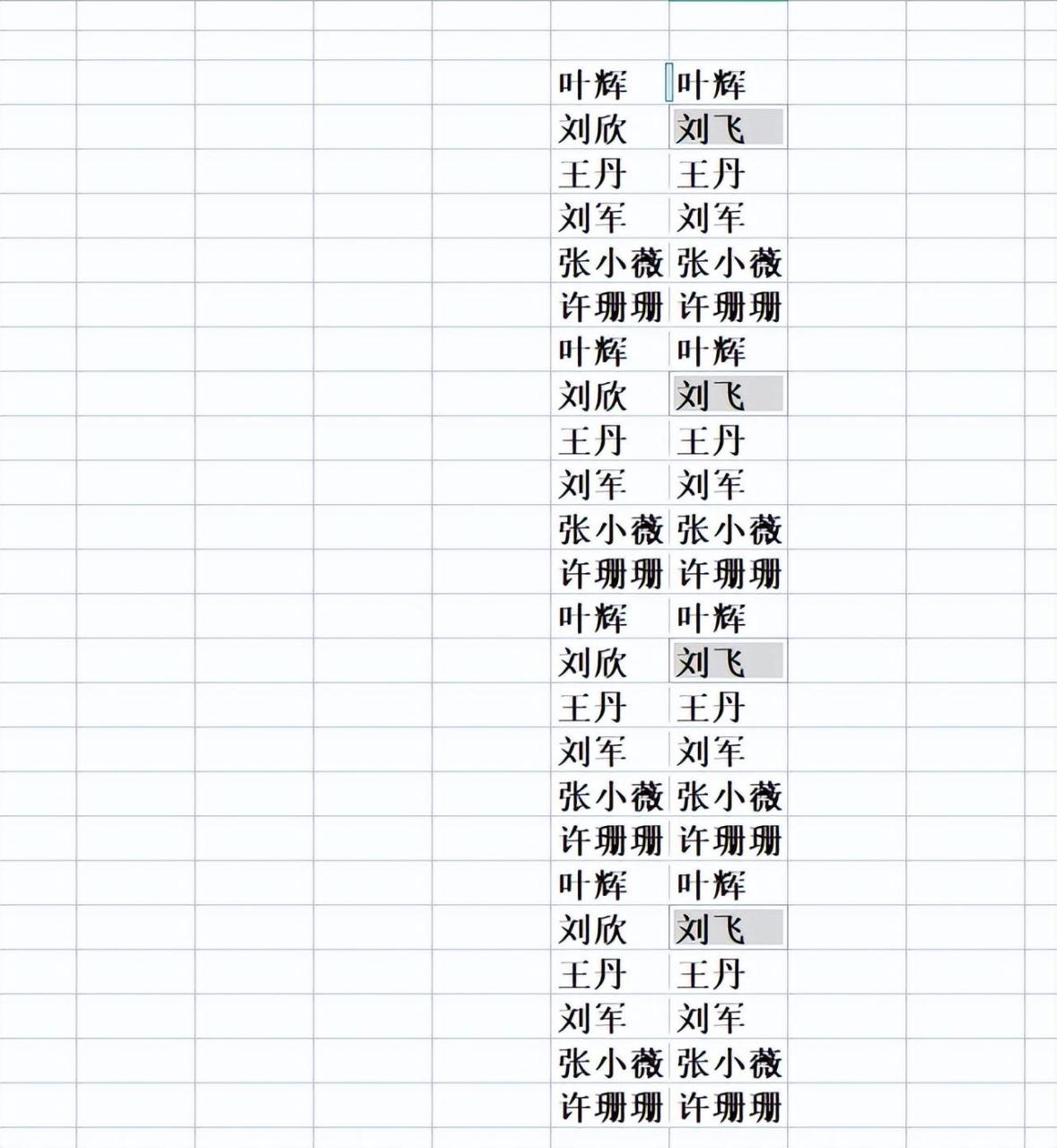 wps表格中巧妙使用定位功能核对数据差异-趣帮office教程网