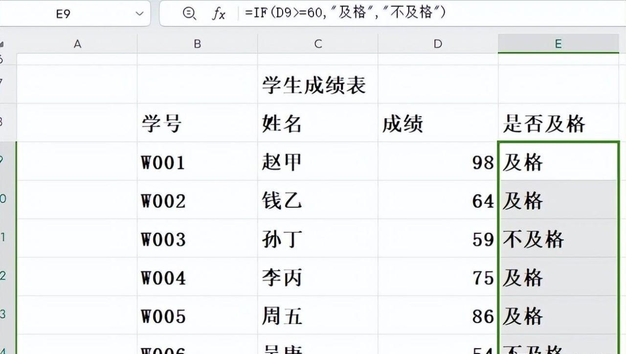 wps表格中IF函数的基本用法和实例介绍-趣帮office教程网