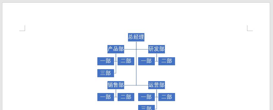 Word制作公司架构图的简单方法-趣帮office教程网