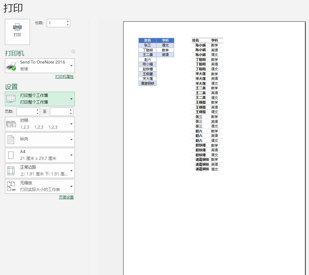 如何设置同时打印 Excel 中的多个工作表？这几个方法都好用-趣帮office教程网