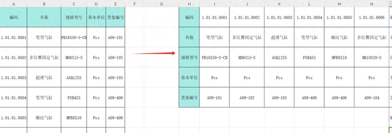 excel表格菜单内容横向数据转置为纵向数据，一个公式搞定-趣帮office教程网