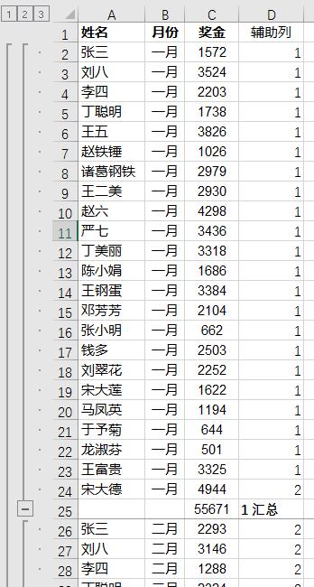 Excel中如何快速计算分类汇总并按每一个分类进行分页打印？-趣帮office教程网