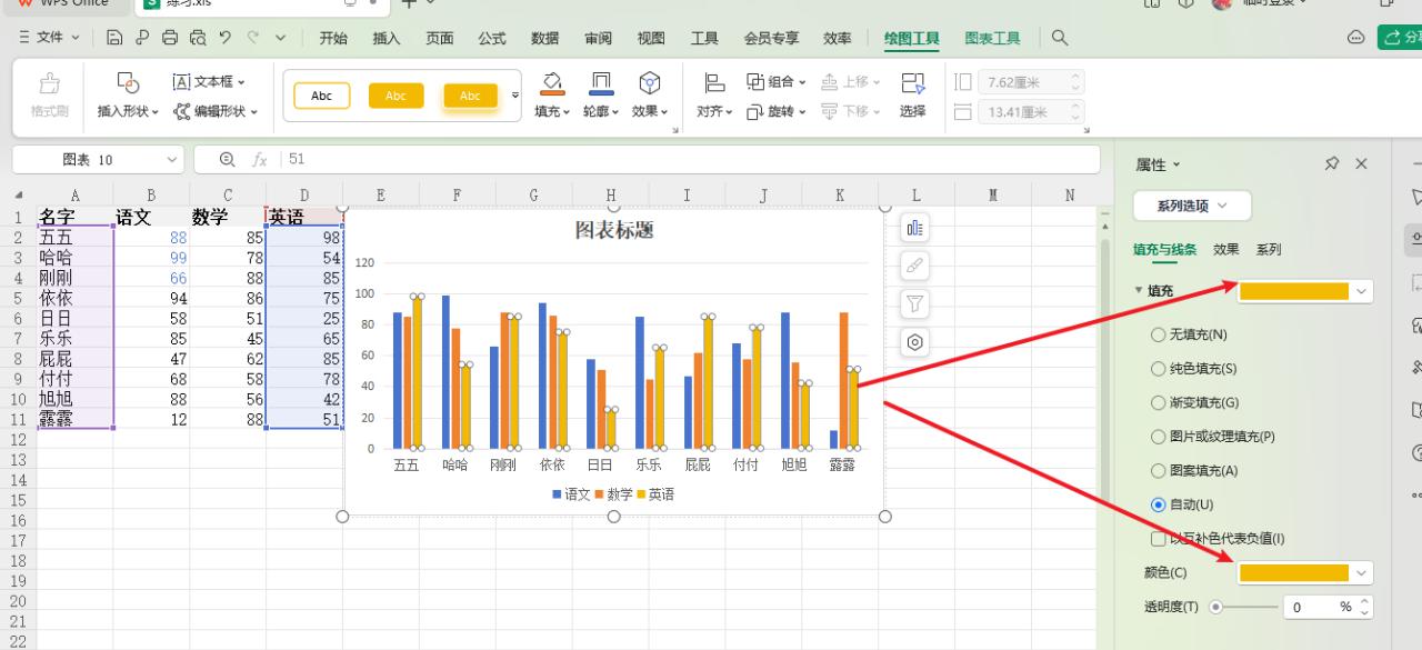 WPS图表如何修改颜色进行润色-趣帮office教程网