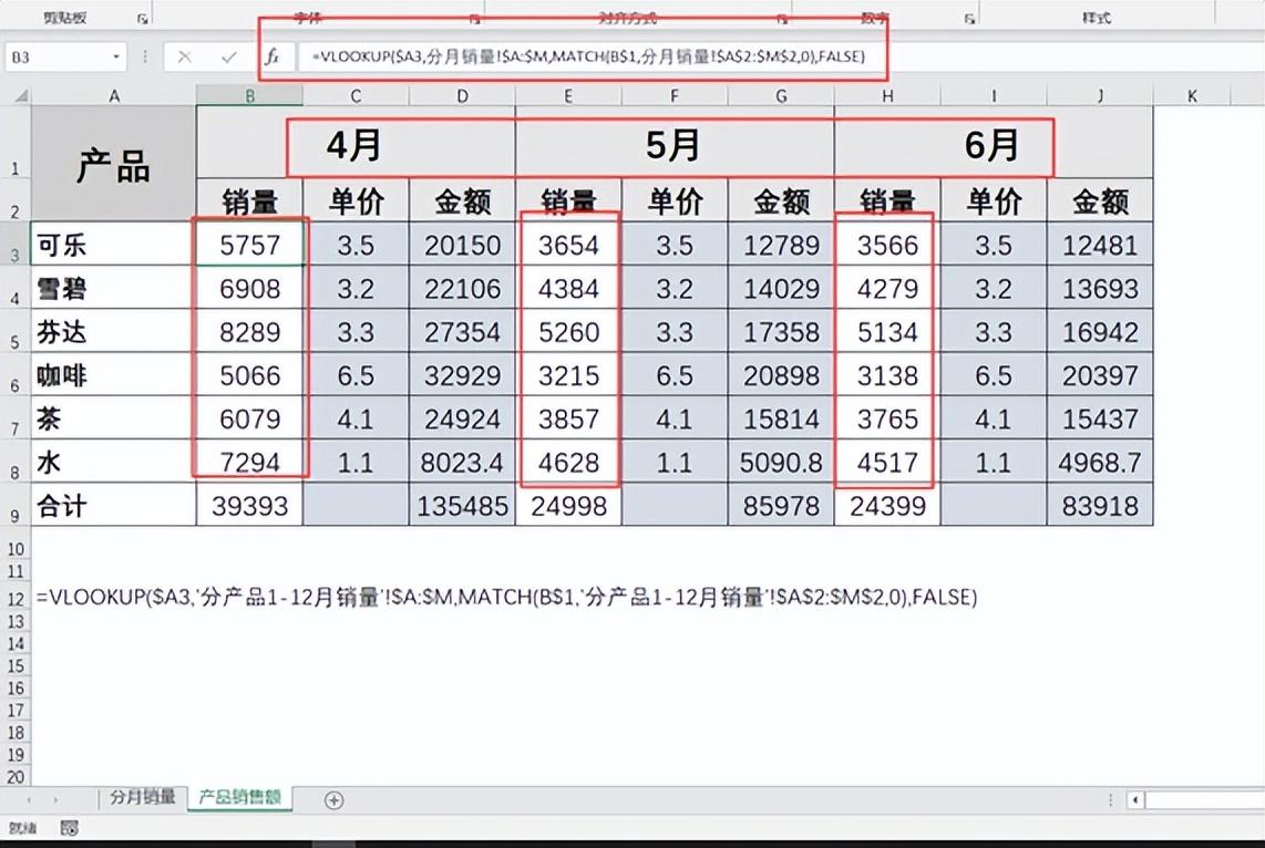 excel中如何让VLOOKUP函数的第三参数动态变化？-趣帮office教程网