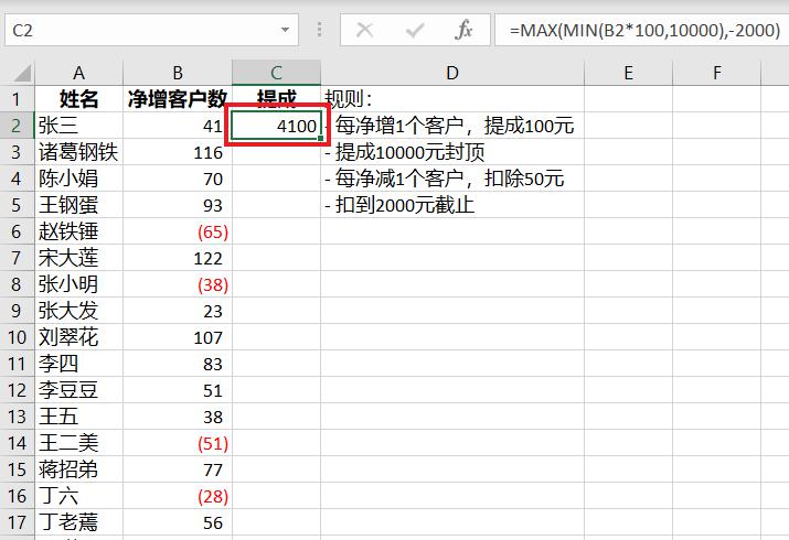 excel中按规则计算奖金提成，2个重要函数组合可轻松实现-趣帮office教程网