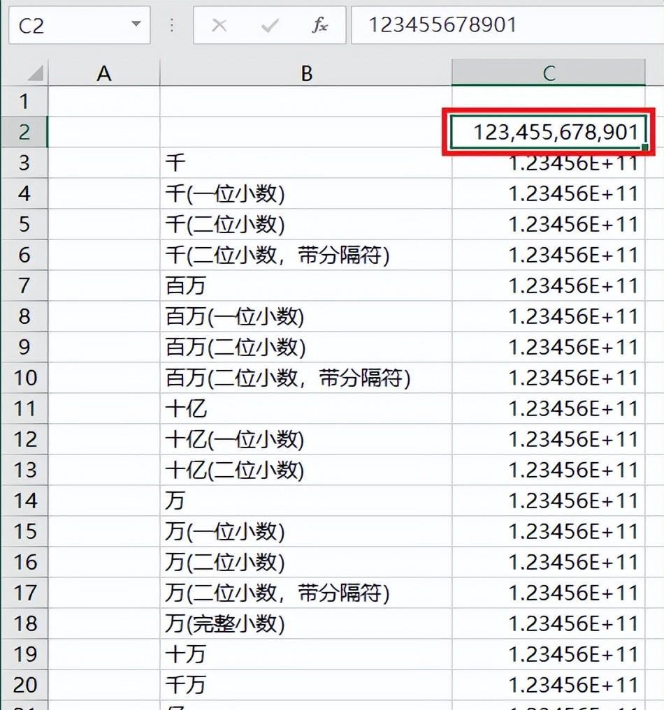 将excel数值按不同单位显示，excel金额各种单位换算方法总结-趣帮office教程网