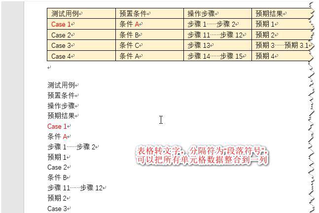 怎样把word文档中的表格转化为纯文本？-趣帮office教程网