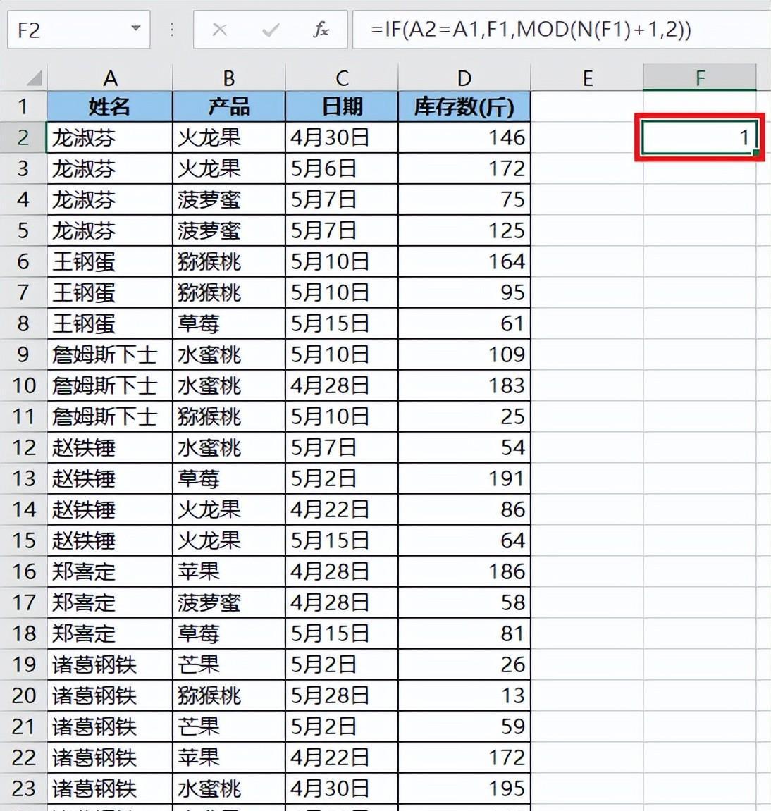 excel中如何用公式快速合并所有相同的单元格？-趣帮office教程网