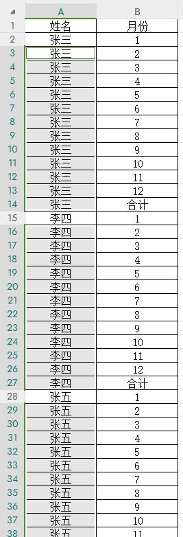 excel小技能之如何快速将空值批量填充-趣帮office教程网