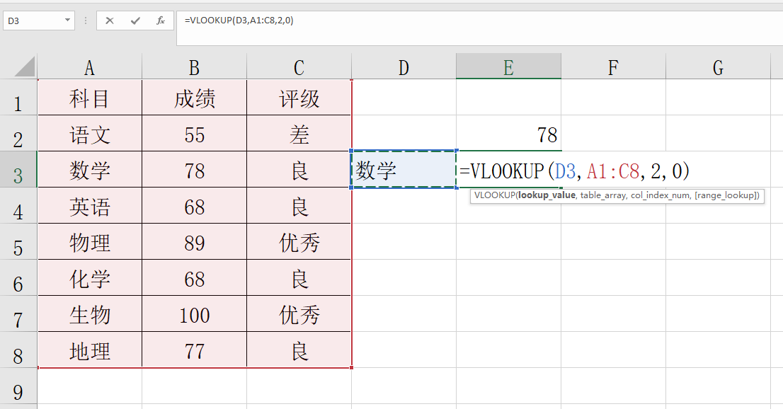 如何在Excel中使用VLOOKUP函数查找数据？-趣帮office教程网