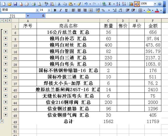 EXCEL表格时如何对数据进行分类汇总？-趣帮office教程网