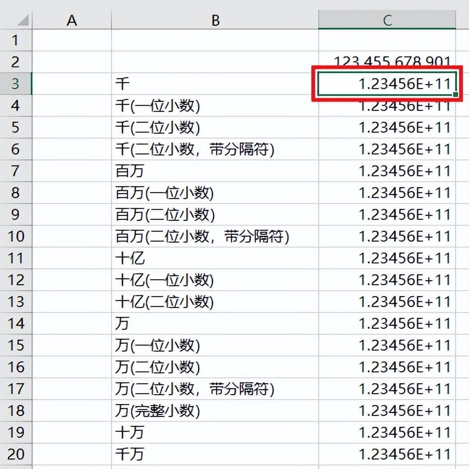 将excel数值按不同单位显示，excel金额各种单位换算方法总结-趣帮office教程网