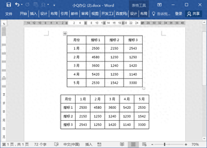 word怎么把表格横竖调换，word表格行列转置的方法-趣帮office教程网