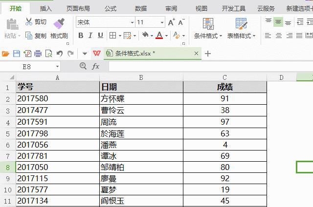 wps表格中突出显示单元格规则字体怎么改？-趣帮office教程网