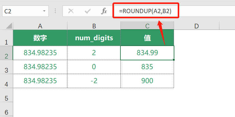 Roundup函数和Rounddown函数使用方法和运用实例介绍-趣帮office教程网