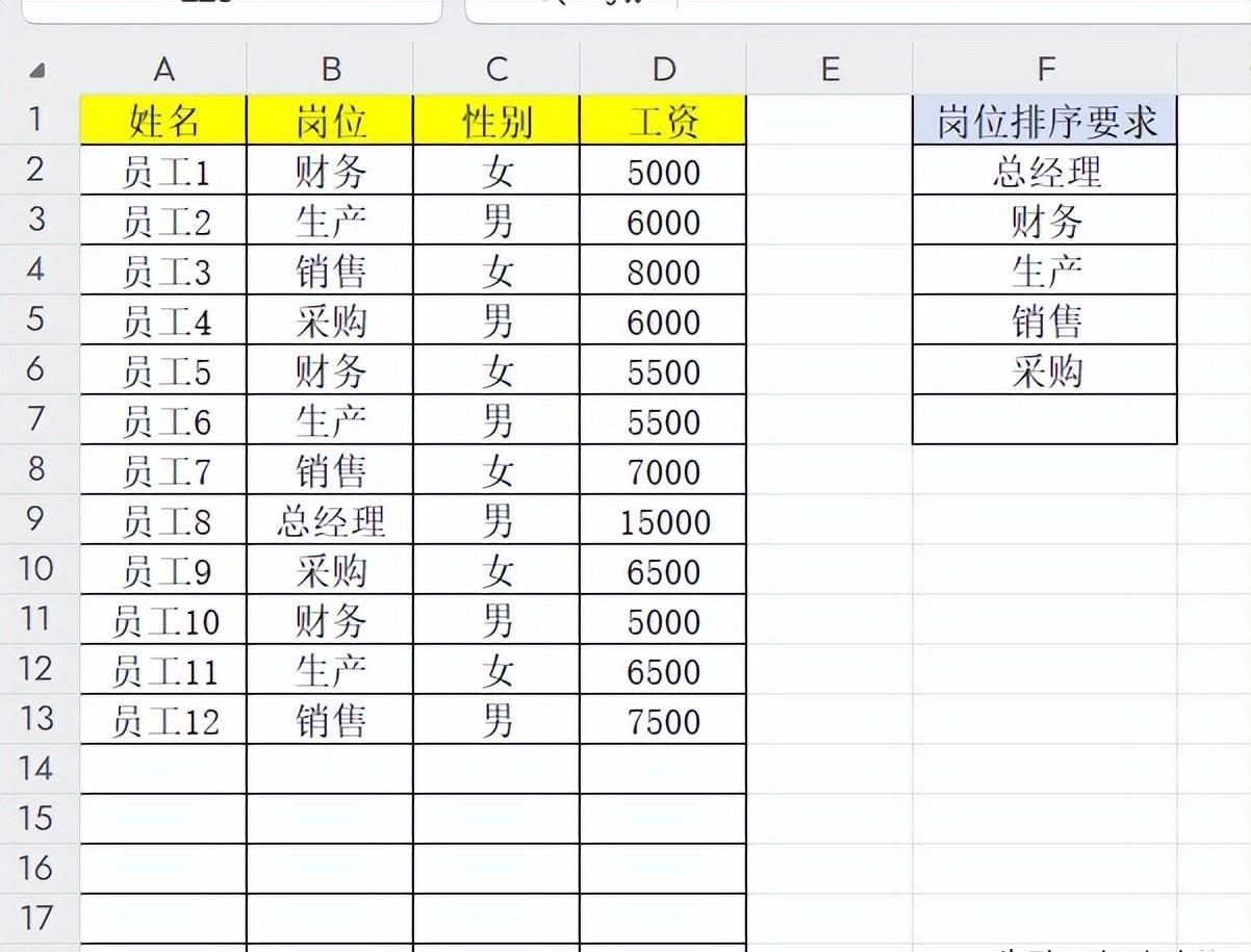 excel小技能之按要求多条件排序SORTBY&MATCH函数-趣帮office教程网