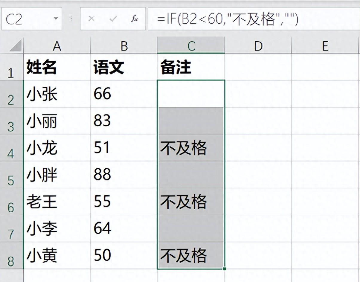 WPS中IF函数基本用法介绍-趣帮office教程网