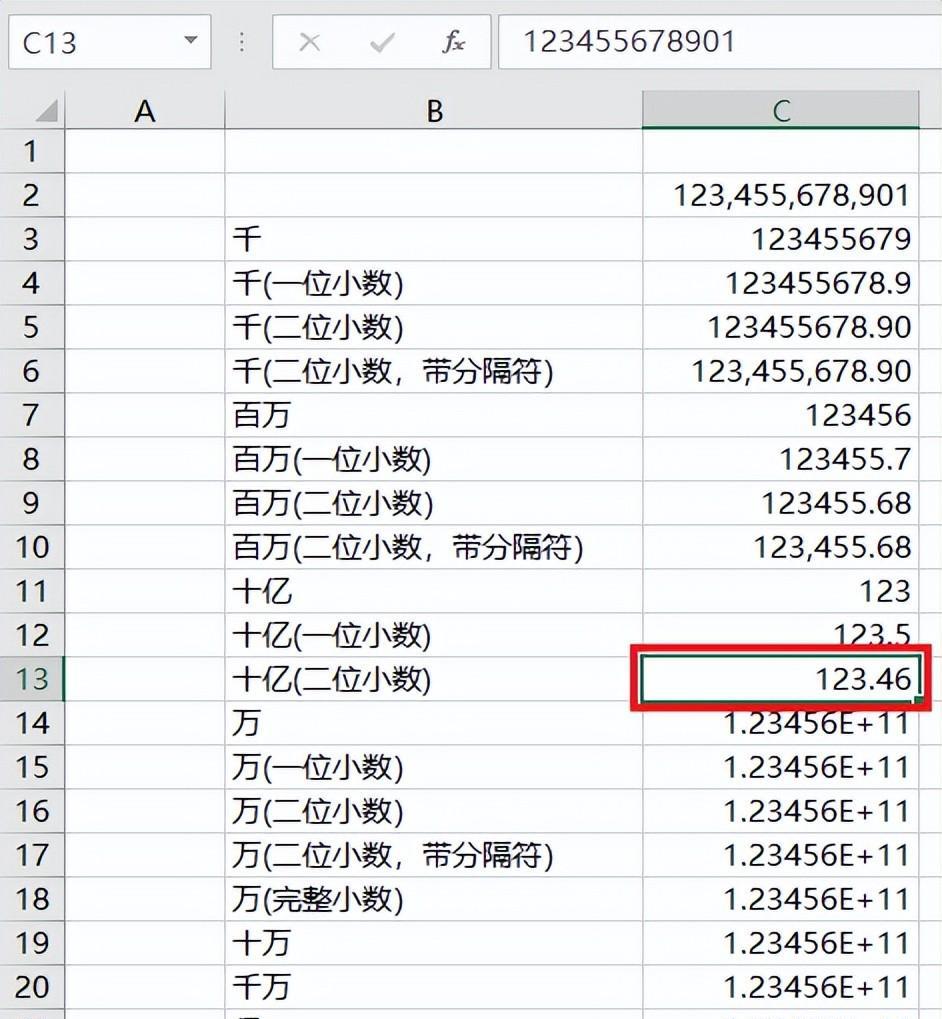 将excel数值按不同单位显示，excel金额各种单位换算方法总结-趣帮office教程网