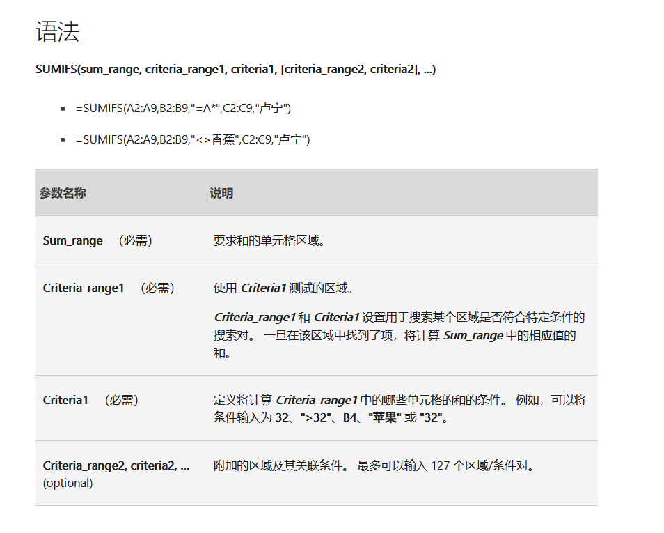 excel sumifs函数多字段多条件求和-趣帮office教程网