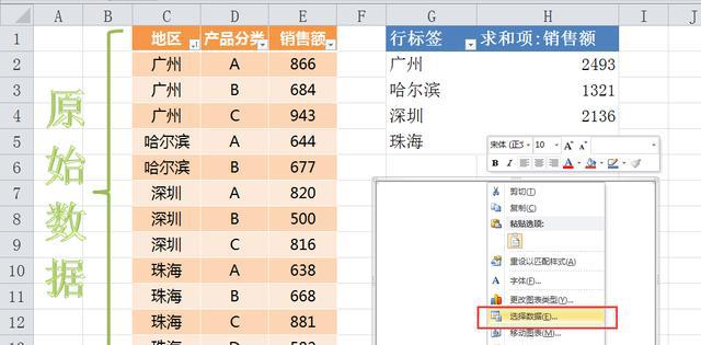 EXCEL图表教程教程：双层饼图，复合饼图，层级图表-趣帮office教程网