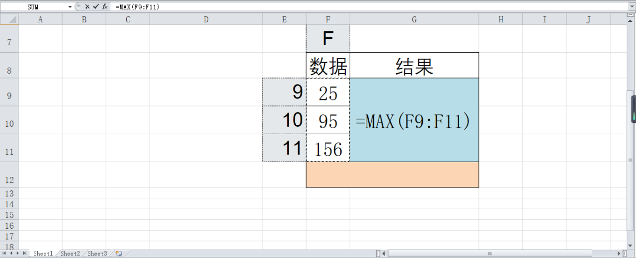 EXCEL中求指定区域中的最大值——MAX-趣帮office教程网