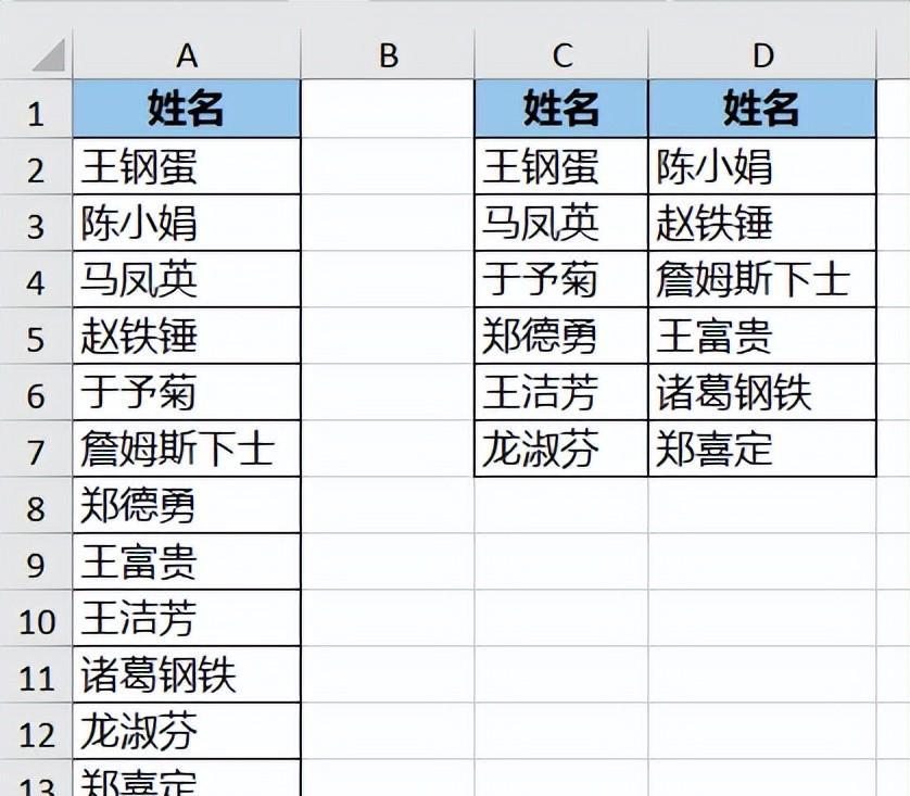 用设置序号的思路将Excel一列变两列-趣帮office教程网