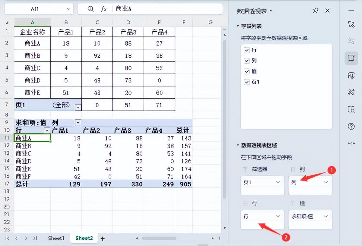 EXCEL二维表如何转换为一维表？-趣帮office教程网