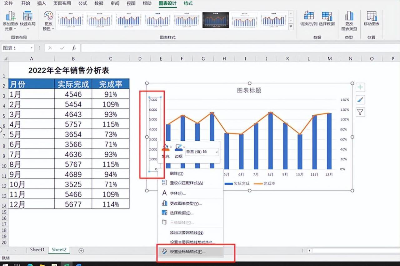 excel中柱形图和折线图组合图表的制作方法-趣帮office教程网