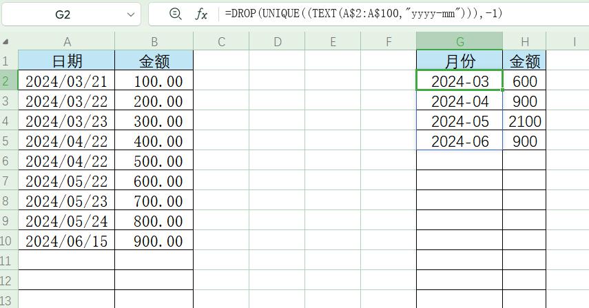 excel表格中格式不同如何按月统计，并自动更新？-趣帮office教程网