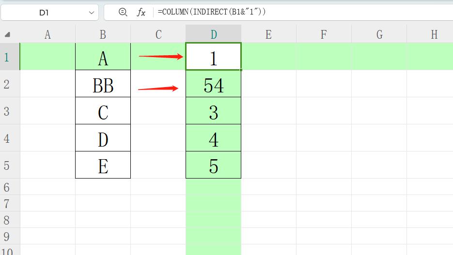 excel中如何将字母转化为对应数字？-趣帮office教程网