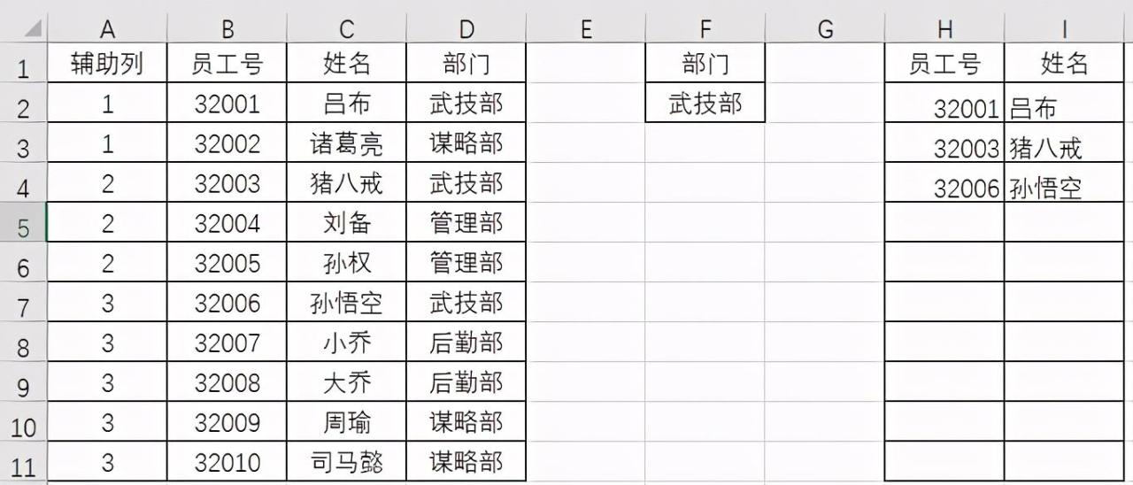 excel中通过VLOOKUP函数来实现反向查询的方法-趣帮office教程网