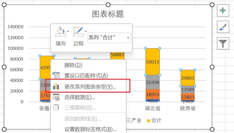 Excel百分比堆积柱形图制作教程-趣帮office教程网