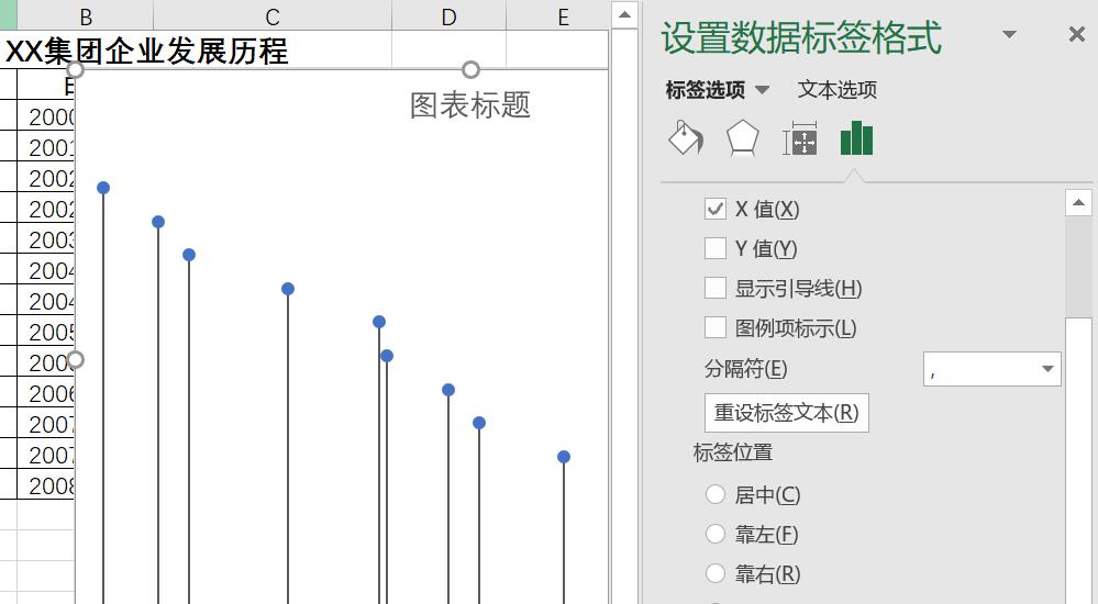 EXCEL制作公司发展历程图的方法-趣帮office教程网