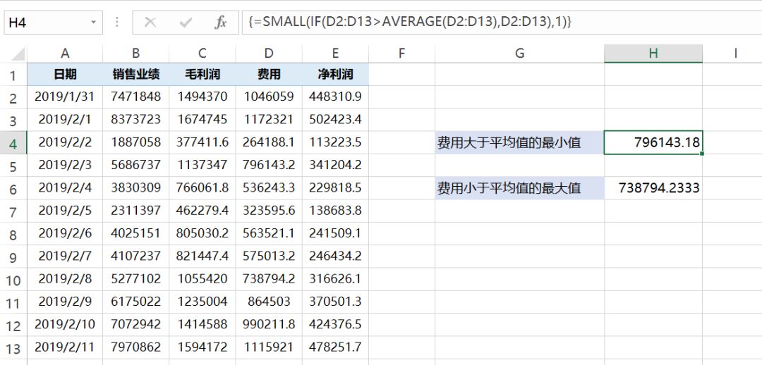 excel中Large和Small函数用法介绍-趣帮office教程网