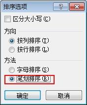 姓氏笔画排序excel怎么设置，excel中实现姓名列按笔画排序-趣帮office教程网