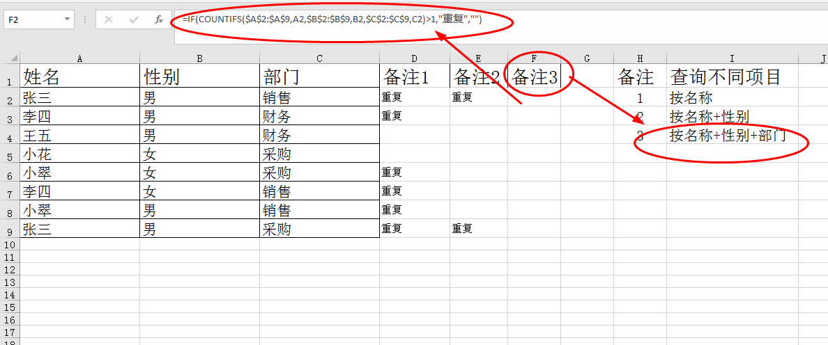 如何快速查找出Excel中的重复数据，多角度分析-趣帮office教程网