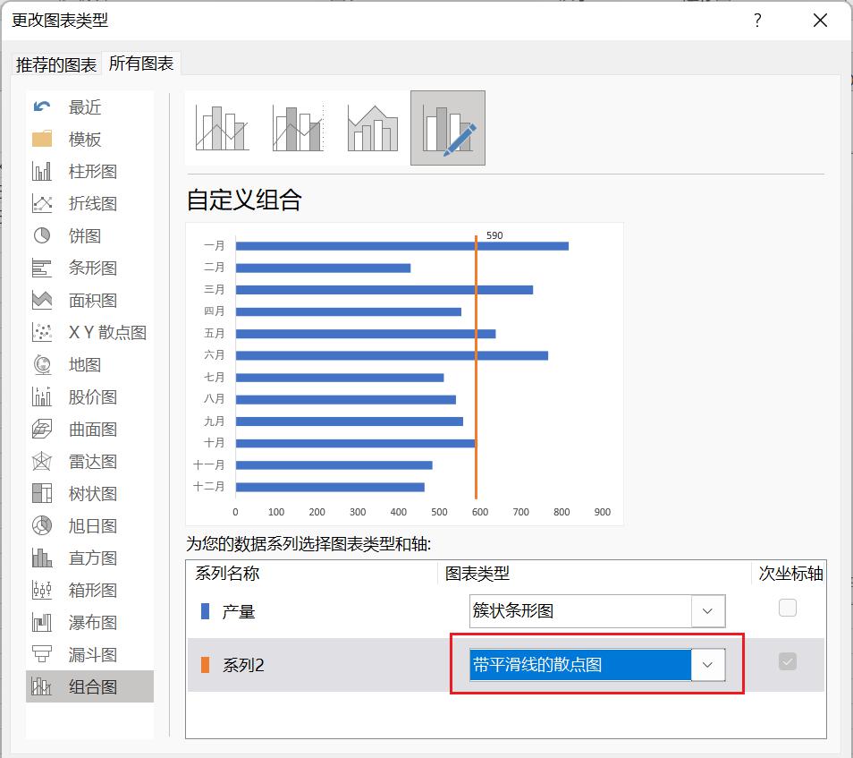 excel创建平均线条形图教程-趣帮office教程网