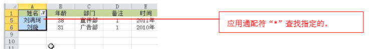 excel表格中使用通配符进行查找的操作方法-趣帮office教程网