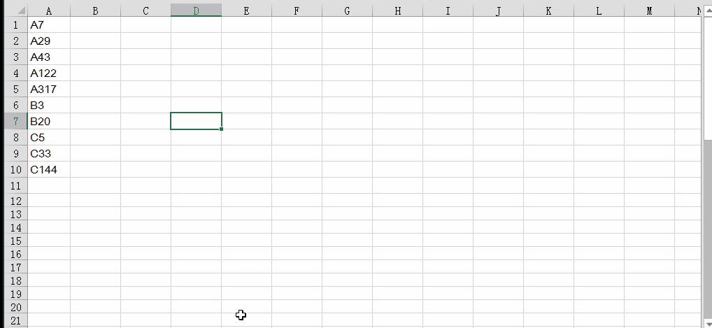 excel中排序字母与数字的混合内容-趣帮office教程网