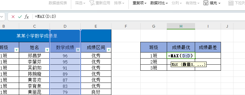 wps表格快速查找最大值和最小值，这2个方法都好用请收好-趣帮office教程网