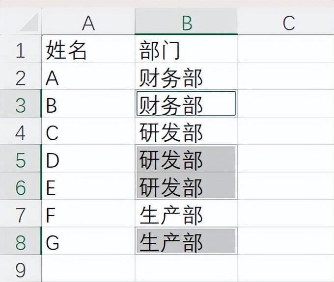 Excel如何批量向下填补空单元格-趣帮office教程网