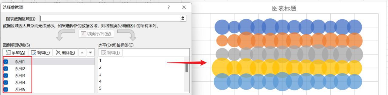 在excel中创建矩阵气泡图的方法-趣帮office教程网